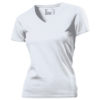 Hanes-7110-ComfortSoft-Naisten-V-Aukkoinen-T-paita-White