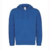 B&C-Full-zip-hooded-sweatshirt-Miesten-Vetoketjullinen-Huppari-RoyalBlue-sininen