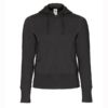 B&C-Women-Full-Zip-Hooded-Sweatshirt-Naisten-Vetoketjullinen-Huppari-Black-musta