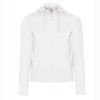 B&C-Women-Full-Zip-Hooded-Sweatshirt-Naisten-Vetoketjullinen-Huppari-White-valkoinen