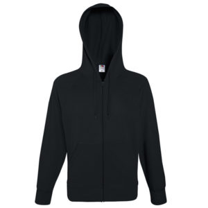 Fruit-Of-The-Loom-Miesten-Huppari-Vetoketjullinen-painatus-Black-musta