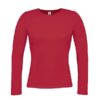 B&C-Women-Only-LongSleeva-Pitkähihainen-T-paita-Red-punainen