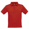 B&C-Short-Sleeved-Fine-Pique-Kids-Polo-Shirt-Lasten-pikeepaita-Red-punainen