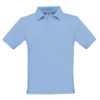 B&C-Short-Sleeved-Fine-Pique-Kids-Polo-Shirt-Lasten-pikeepaita-SkyBlue-vaaleansininen