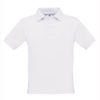 B&C-Short-Sleeved-Fine-Pique-Kids-Polo-Shirt-Lasten-pikeepaita-White-valkoinen