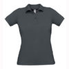 B&C-Short-Sleeved-Fine-Piquè-Polo-Shirt-naisten-pikeepaita-DarkGrey-tummanharmaa