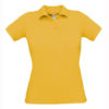 B&C-Short-Sleeved-Fine-Piquè-Polo-Shirt-naisten-pikeepaita-Gold-kultakeltainen