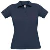 B&C-Short-Sleeved-Fine-Piquè-Polo-Shirt-naisten-pikeepaita-Navy-tummansininen