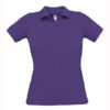 B&C-Short-Sleeved-Fine-Piquè-Polo-Shirt-naisten-pikeepaita-Purple-violetti