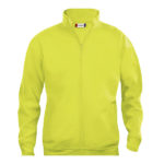 clique-basic-cardigan-miesten-vetoketjullinen-collegepusero-visibility-yellow