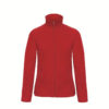 B&C-Ladies-Micro-Fleece-Full-Zip-Naisten-Fleece-Takki-punainen
