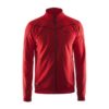 Craft-in-the-zone-Sweatshirt-M-miesten-vetoketjullinen-collegepaita-bright-red-black