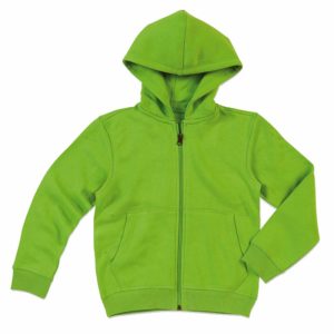 Stedman-ST5770-Kids-Active-Sweatjacket-Lasten-Vetokejullinen-huppari-Kiwi-Green