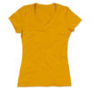 Stedman-ST9310-Janet-Organic-V-Neck-naisten-v-aukkoinen-t-paita-Indian-yellow-keltainen
