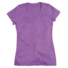 Stedman-ST9310-Janet-Organic-V-Neck-naisten-v-aukkoinen-t-paita-Lavender-purple-violetti