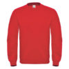 B&C-Cotton-Rich-Sweatshirt-Miesten-Collegepaita-Painatuksella-Fire-Red