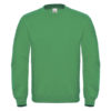 B&C-Cotton-Rich-Sweatshirt-Miesten-Collegepaita-Painatuksella-Kelly-Green