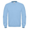 B&C-Cotton-Rich-Sweatshirt-Miesten-Collegepaita-Painatuksella-Light-Blue
