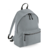 BagBase Recycled Backpack kierrätettu reppu Harmaa Pure Grey painatuksella