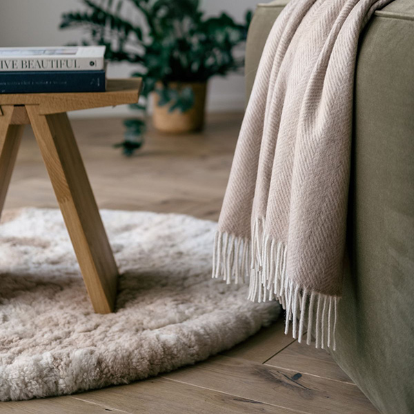 ALPAKA PLAID FISHBONE tuotekuva