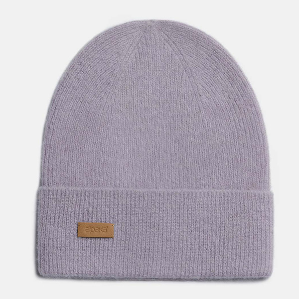 Alpaka kevyt pipo taitteella - vaalea violetti