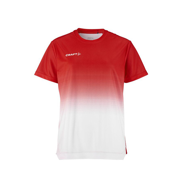 Craft_Evolve 2 Structured Graphic Jersey W_naisten_tekninen_paita_BrightRed_White