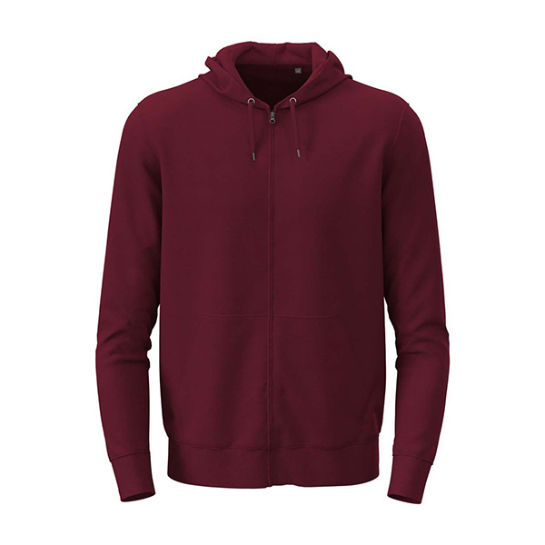 Stedman-ST4500-Classic_Zip_Hoodie_unisex_vetoketjuhuppari_Bordeaux